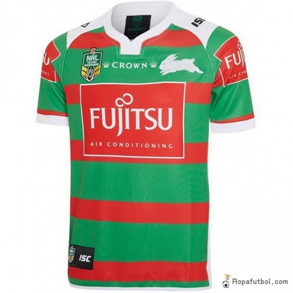 Camiseta Rugby Rabbitohs Replica Segunda Ropa 2017 Verde